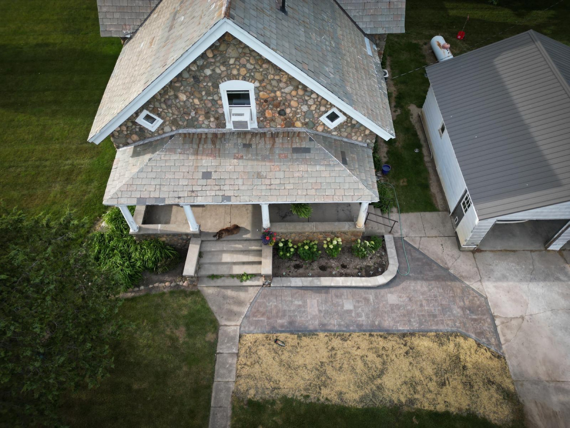 Hardscaping project by North Shade Lawn