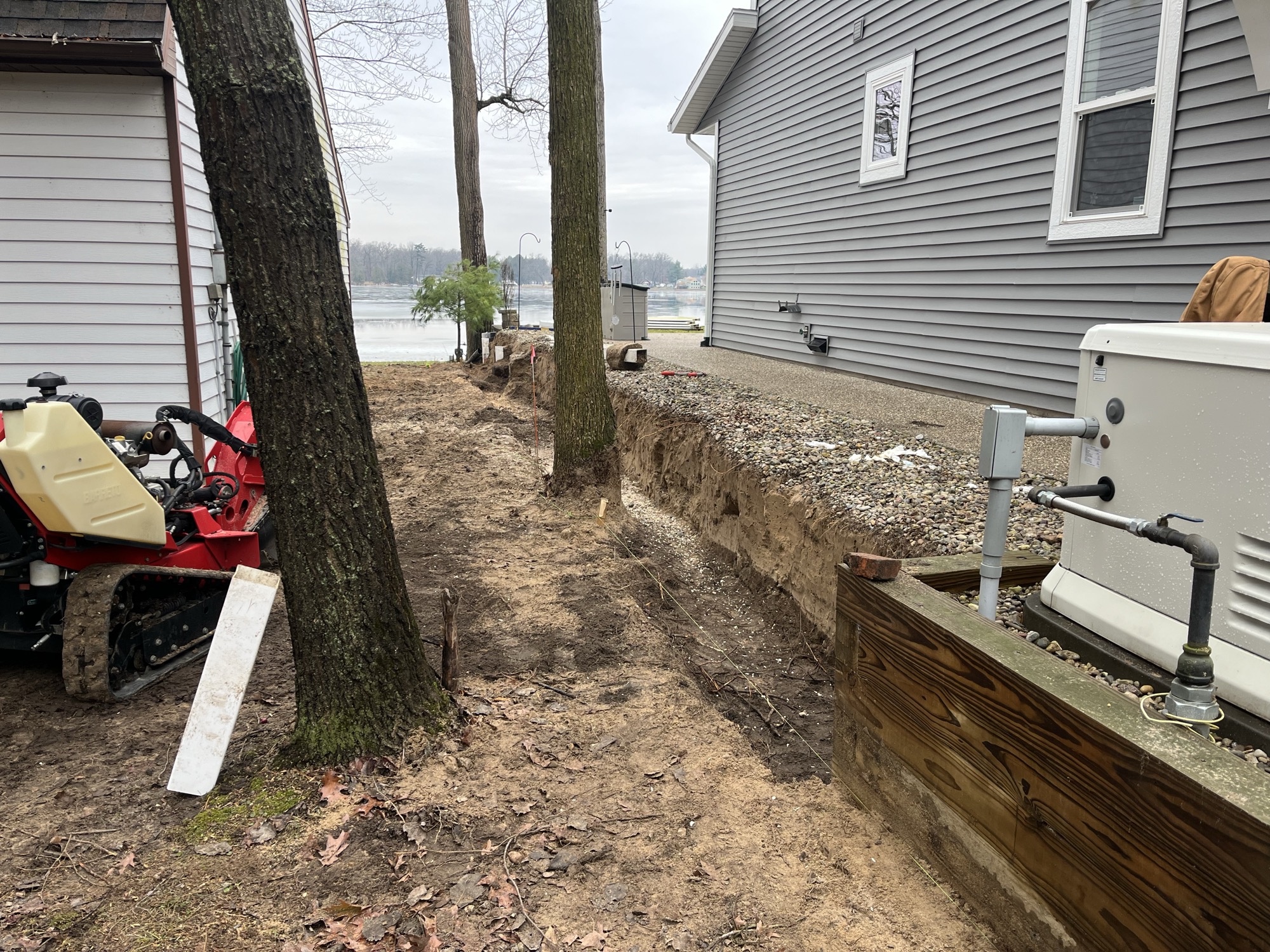 Hardscaping project by North Shade Lawn