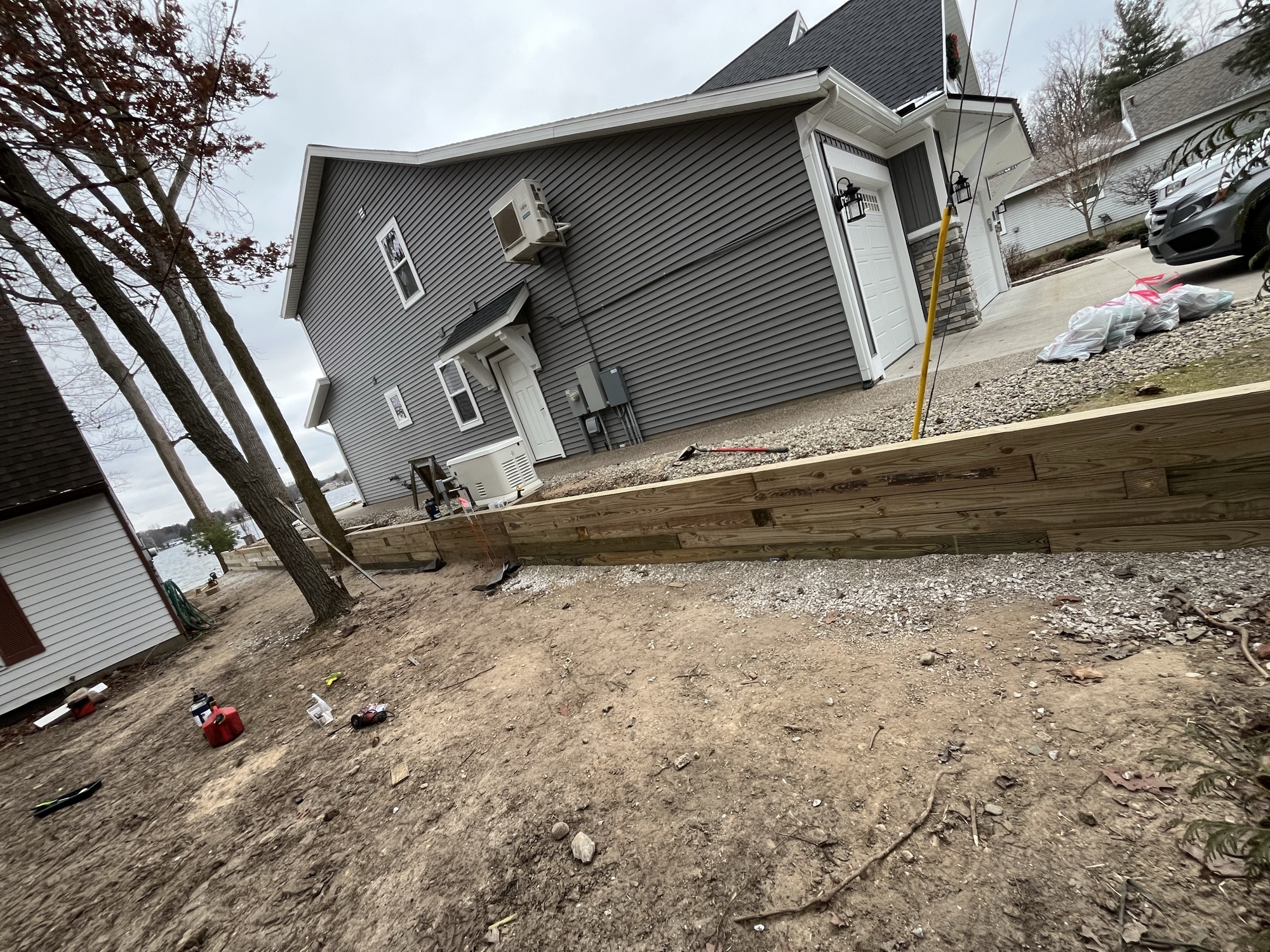 Hardscaping project by North Shade Lawn