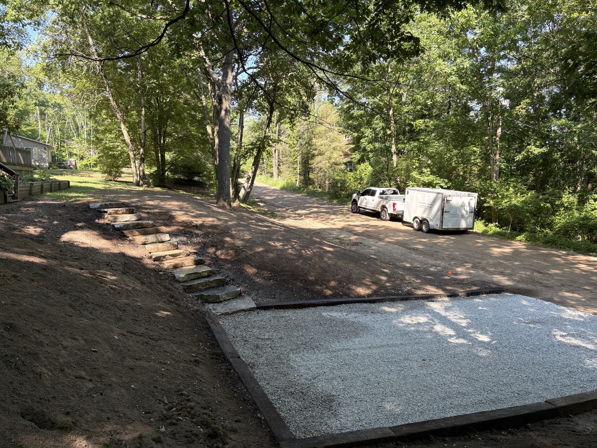 landscaping project