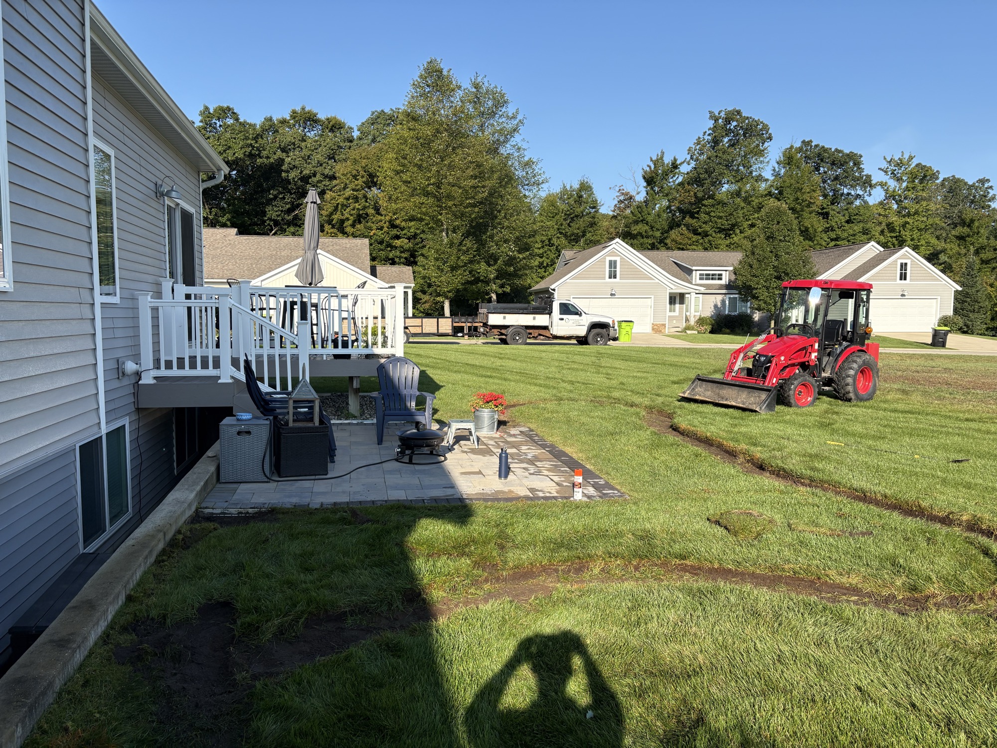 Landscaping project by North Shade Lawn