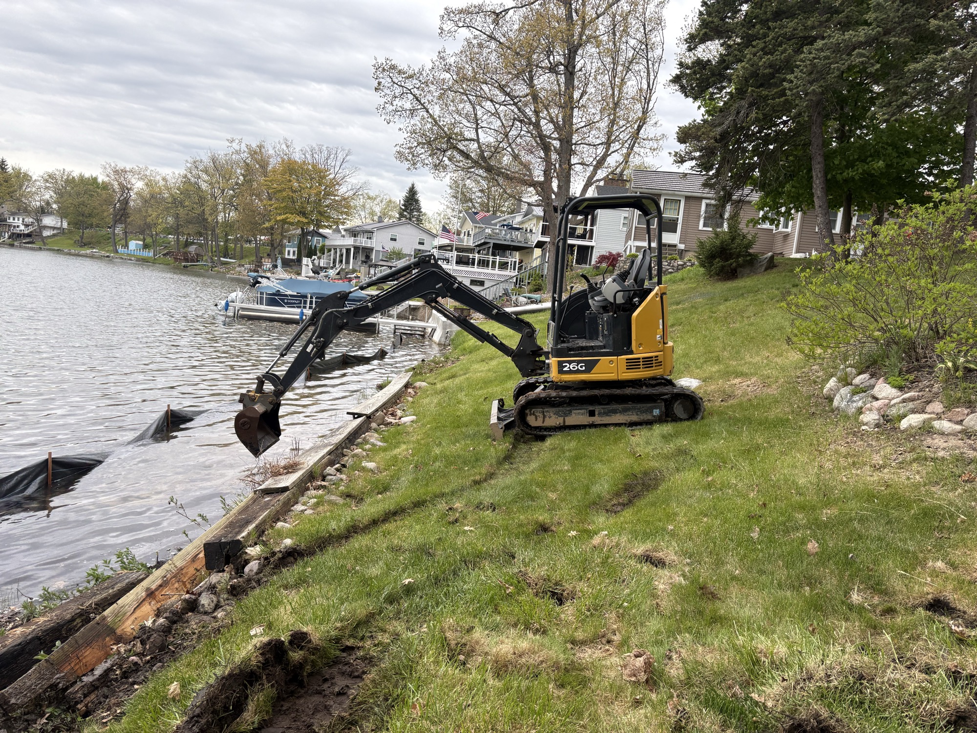 Landscaping project by North Shade Lawn